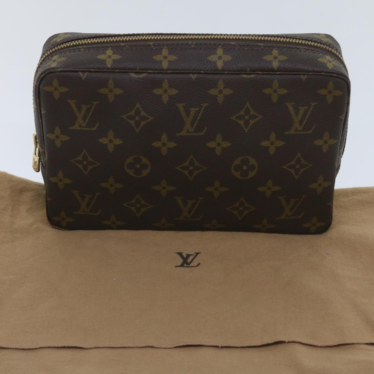 LOUIS VUITTON Monogram Trousse Toilette 23 Clutch Bag M47524 LV Auth am5696