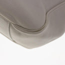 Christian Dior Tote Bag Leather White Auth am5702-11