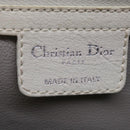Christian Dior Tote Bag Leather White Auth am5702-13