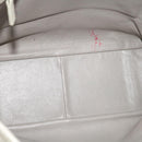 Christian Dior Tote Bag Leather White Auth am5702-14