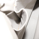 Christian Dior Tote Bag Leather White Auth am5702-19