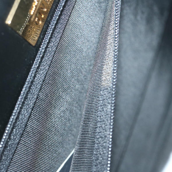 GIVENCHY Hand Bag Leather Black Auth am5705