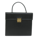 GIVENCHY Hand Bag Leather Black Auth am5705-12
