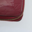 LOUIS VUITTON Monogram Vernis Zippy Wallet Pink M93058 LV Auth am5708-15