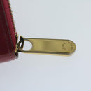 LOUIS VUITTON Monogram Vernis Zippy Wallet Pink M93058 LV Auth am5708-8