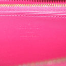 LOUIS VUITTON Monogram Vernis Zippy Wallet Pink M93058 LV Auth am5708-17