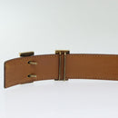 HERMES Constance Belt Leather 35.4"""" Dark Brown Auth am5720-10