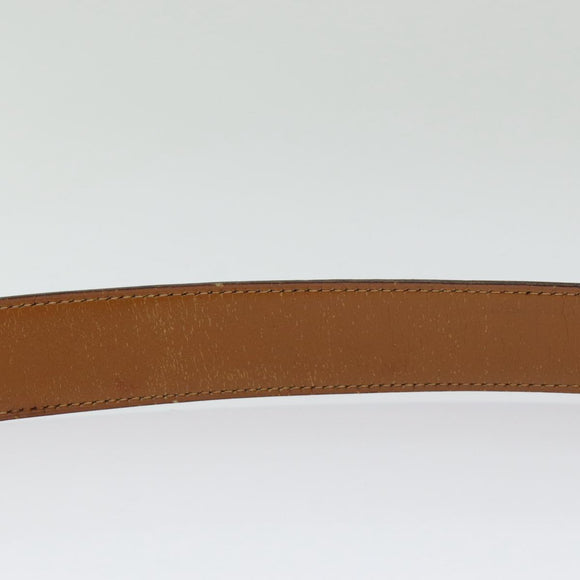 HERMES Constance Belt Leather 35.4"""" Dark Brown Auth am5720