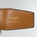 HERMES Constance Belt Leather 35.4"""" Dark Brown Auth am5720-15