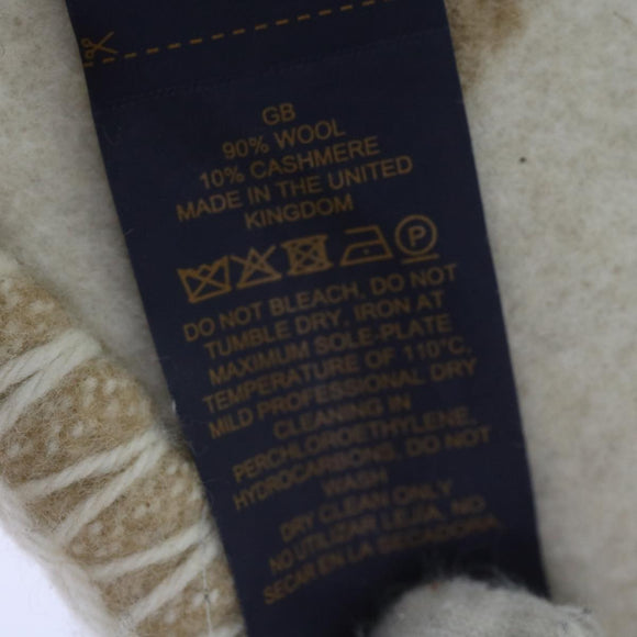 LOUIS VUITTON Pred LV Checkmate Blanket Wool Beige M77861 LV Auth am5723
