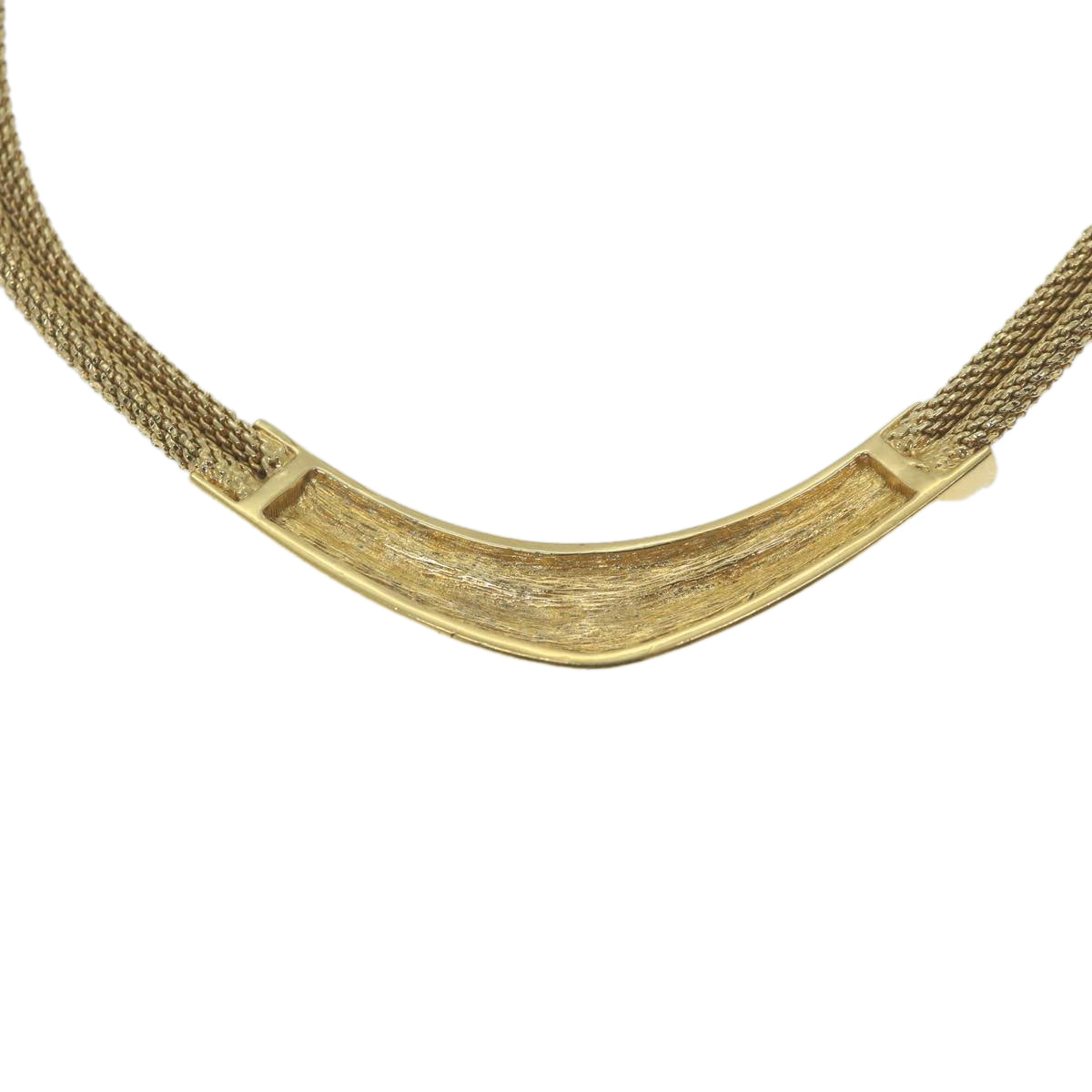 Christian Dior Necklace metal Gold Auth am5726