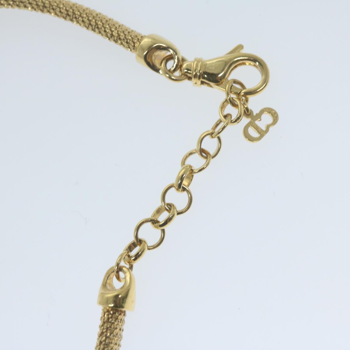 Christian Dior Necklace metal Gold Auth am5726