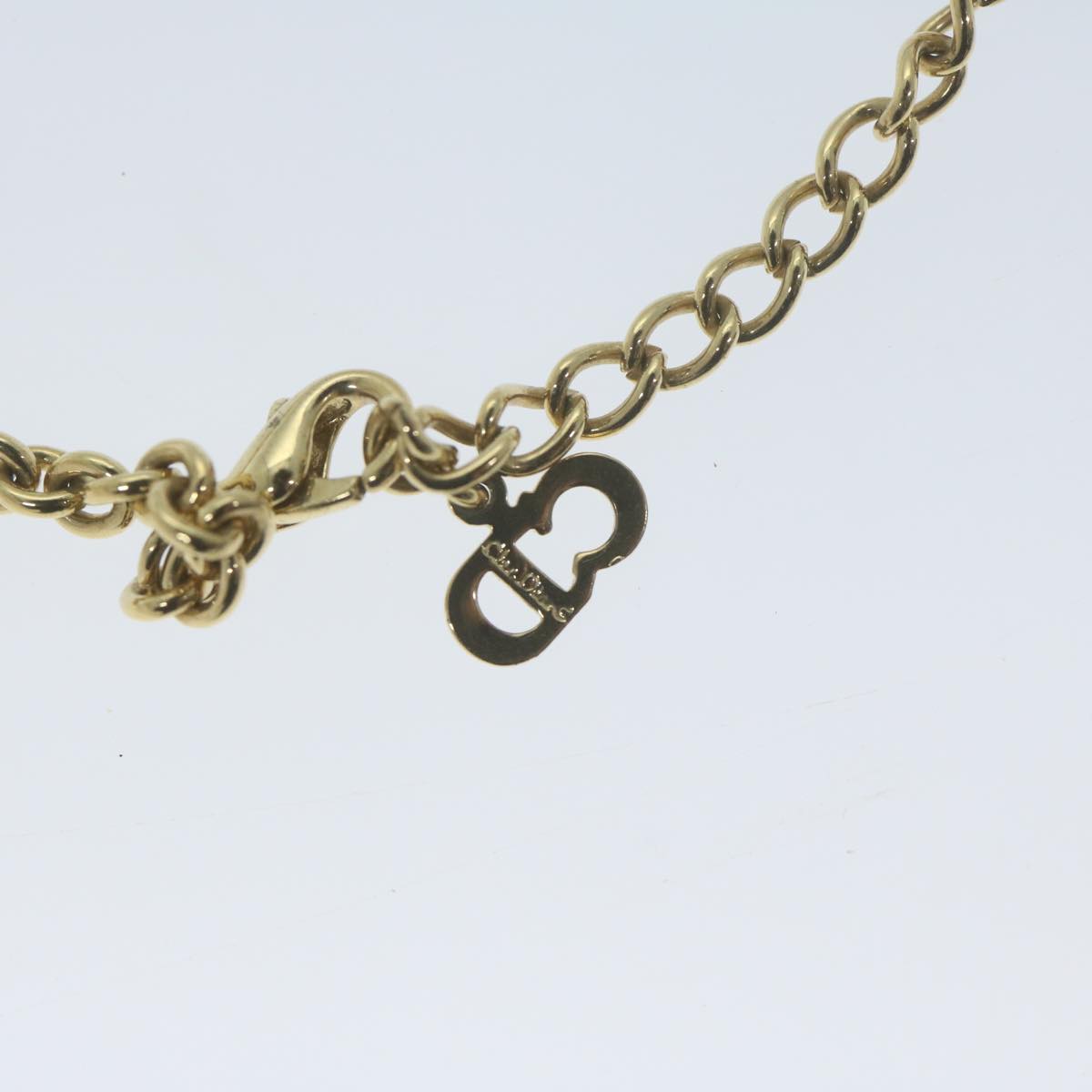 Christian Dior Necklace metal Gold Auth am5727