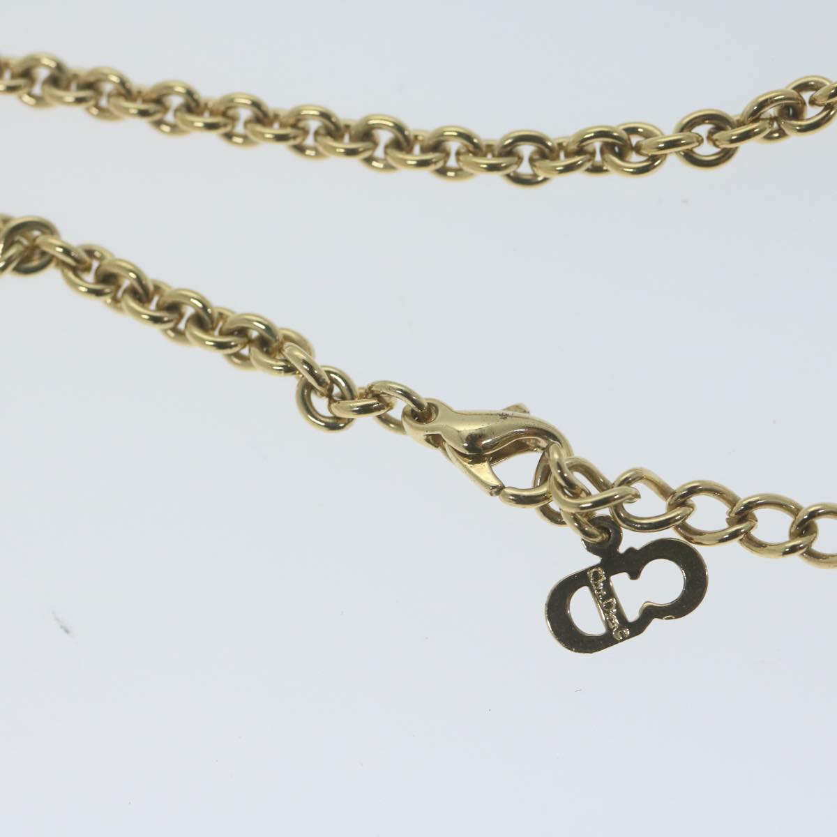 Christian Dior Necklace metal Gold Auth am5727