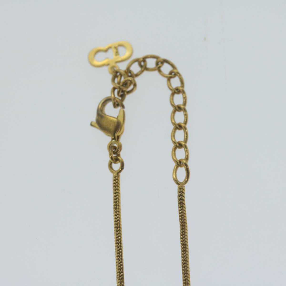 Christian Dior Necklace metal Gold Auth am5728
