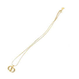 Christian Dior Bracelet Necklace 2Set Gold Auth am5729 - 0