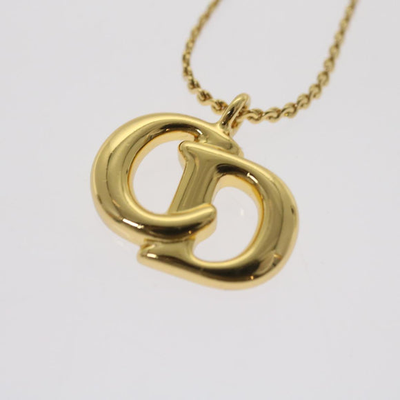 Christian Dior Bracelet Necklace 2Set Gold Auth am5729