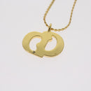 Christian Dior Bracelet Necklace 2Set Gold Auth am5729-4