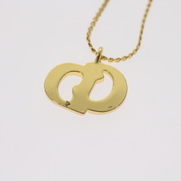 Christian Dior Bracelet Necklace 2Set Gold Auth am5729