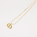 Christian Dior Bracelet Necklace 2 Set Gold Auth am5729-5