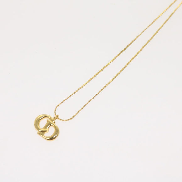 Christian Dior Bracelet Necklace 2 Set Gold Auth am5729