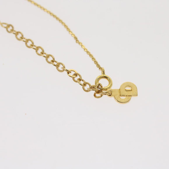 Christian Dior Bracelet Necklace 2 Set Gold Auth am5729
