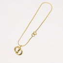 Christian Dior Bracelet Necklace 2Set Gold Auth am5729-9