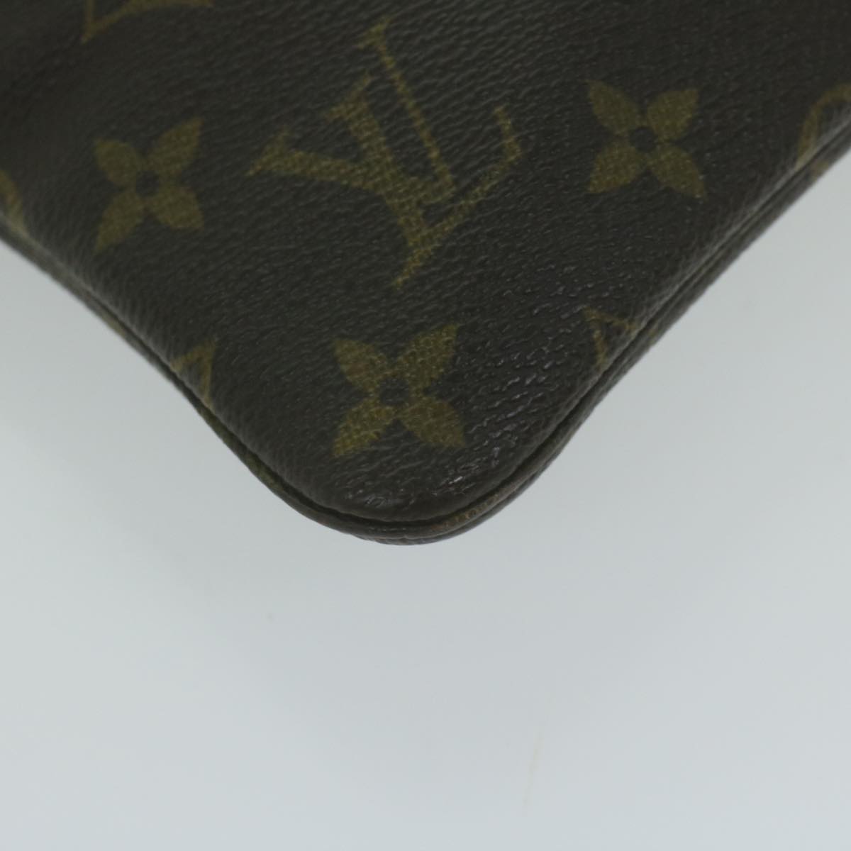 LOUIS VUITTON Monogram Pochette Priant Clutch Bag M51805 LV Auth am5733