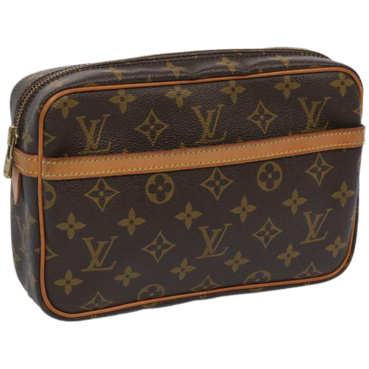 LOUIS VUITTON Monogram Compiegne 23 Clutch Bag M51847 LV Auth am5734