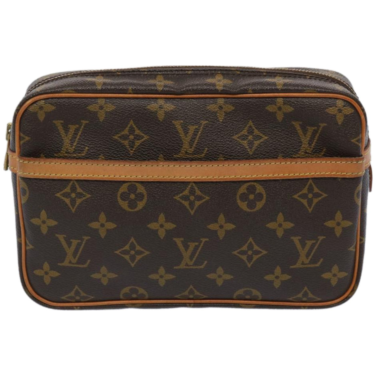 LOUIS VUITTON Monogram Compiegne 23 Clutch Bag M51847 LV Auth am5734