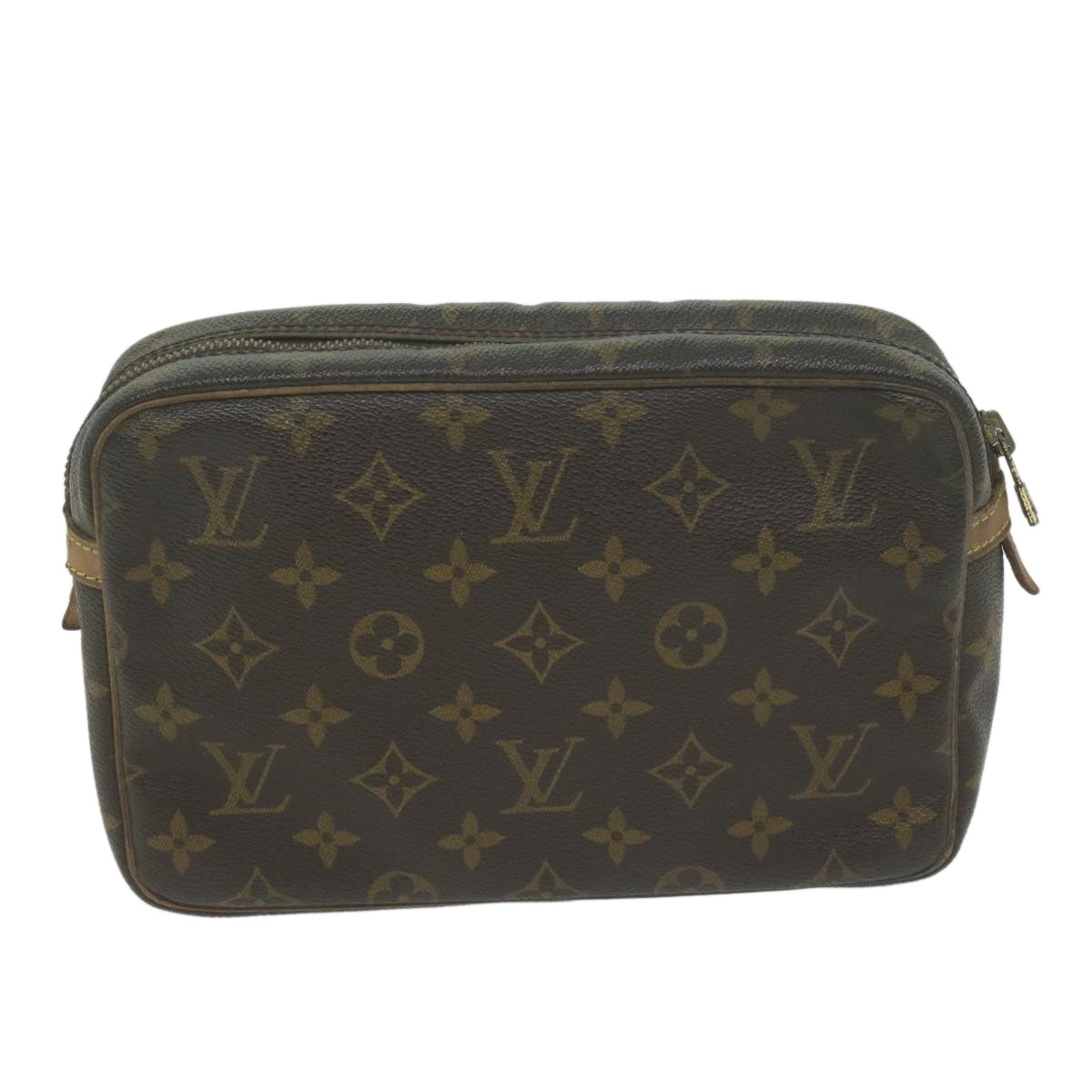 LOUIS VUITTON Monogram Compiegne 23 Clutch Bag M51847 LV Auth am5735