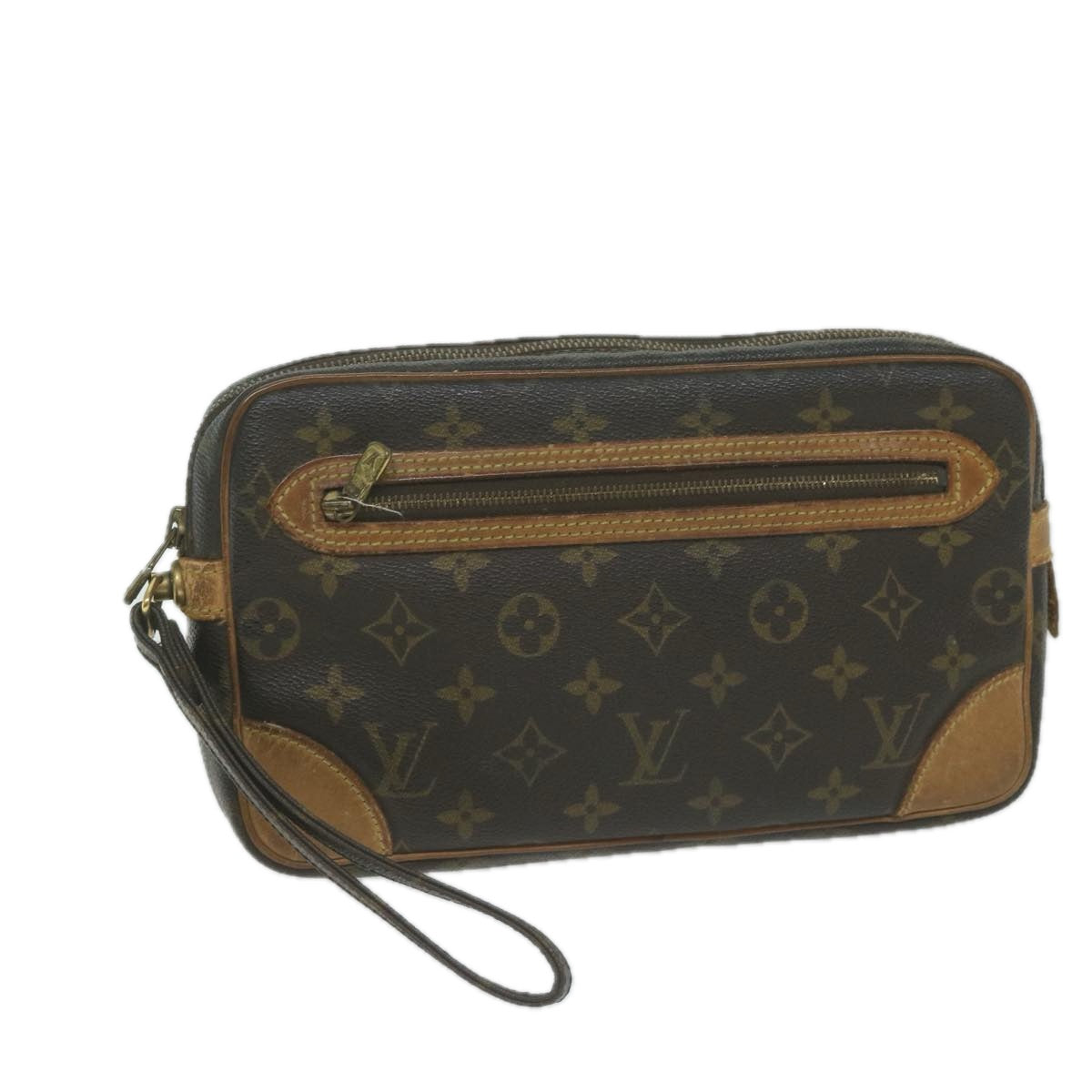 LOUIS VUITTON Monogram Marly Dragonne GM Clutch Bag M51825 LV Auth am5743