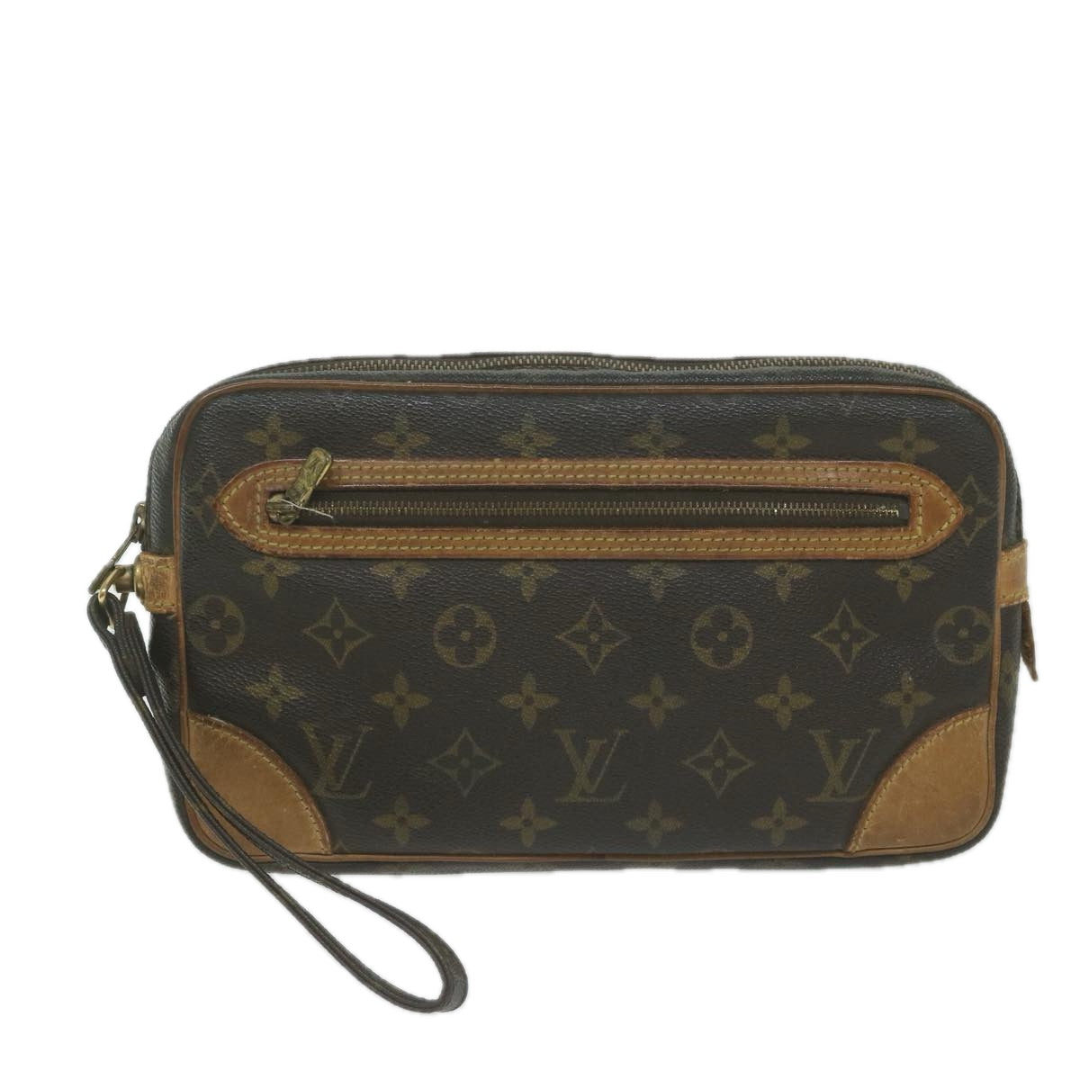 LOUIS VUITTON Monogram Marly Dragonne GM Clutch Bag M51825 LV Auth am5743