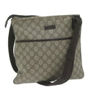 GUCCI GG Supreme Shoulder Bag PVC Beige 141626 Auth am5746-1