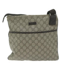 GUCCI GG Supreme Shoulder Bag PVC Beige 141626 Auth am5746-2