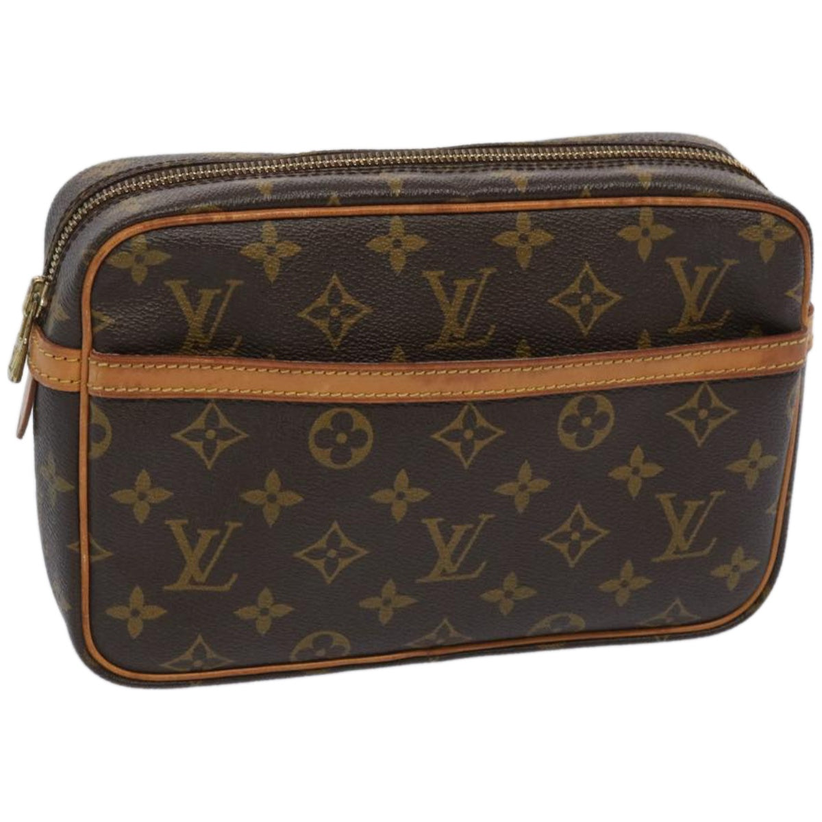 LOUIS VUITTON Monogram Compiegne 23 Clutch Bag M51847 LV Auth am5755