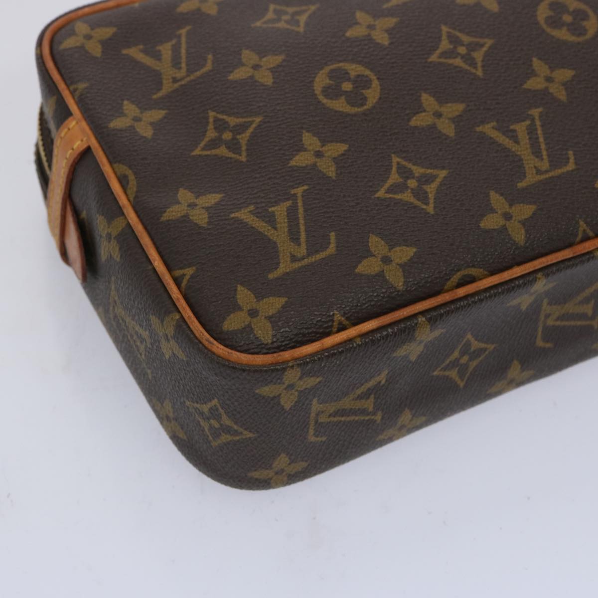 LOUIS VUITTON Monogram Compiegne 23 Clutch Bag M51847 LV Auth am5755