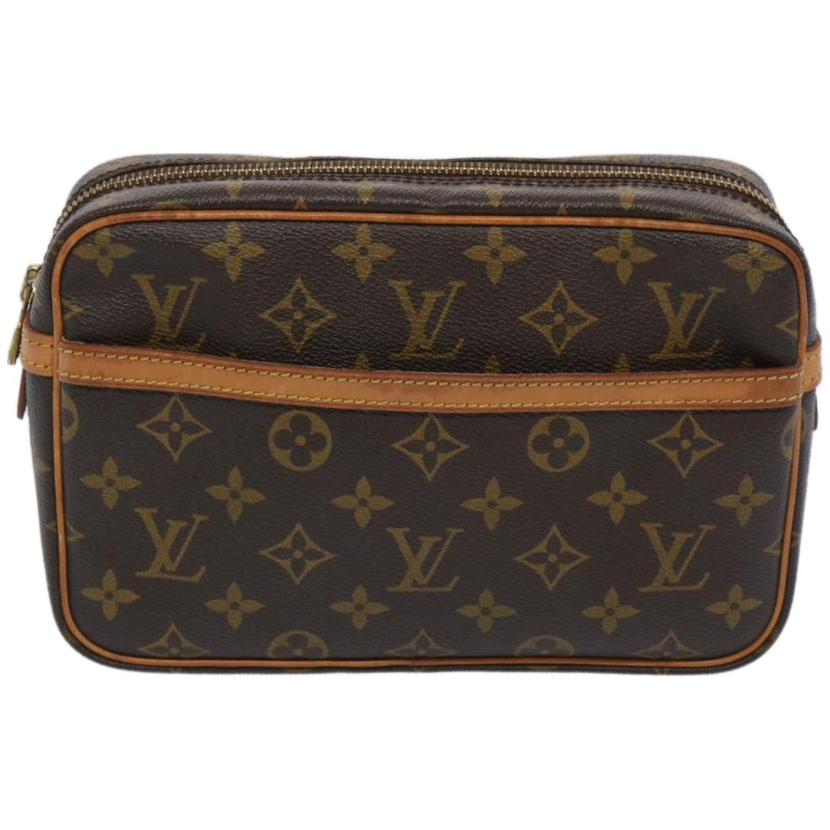 LOUIS VUITTON Monogram Compiegne 23 Clutch Bag M51847 LV Auth am5755