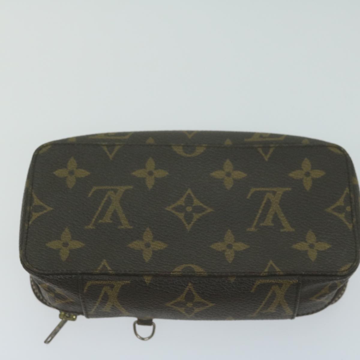 LOUIS VUITTON Monogram Poche Monte Carlo Jewelry Box Vintage M47352 Auth am5758