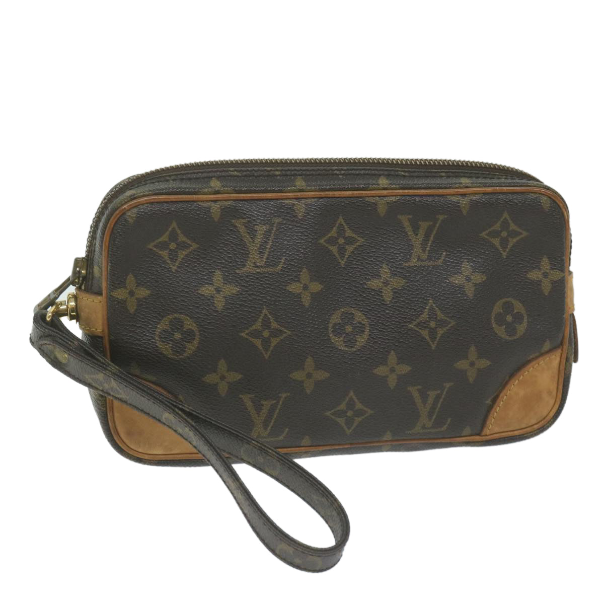 LOUIS VUITTON Monogram Marly Dragonne PM Clutch Bag M51827 LV Auth am5759