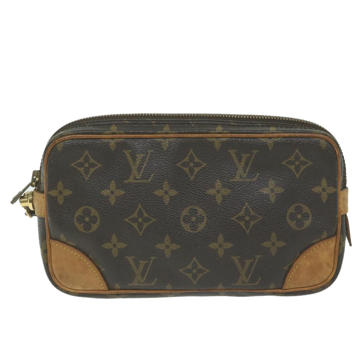 LOUIS VUITTON Monogram Marly Dragonne PM Clutch Bag M51827 LV Auth am5759