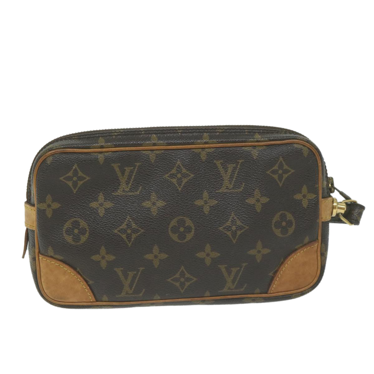 LOUIS VUITTON Monogram Marly Dragonne PM Clutch Bag M51827 LV Auth am5759 - 0