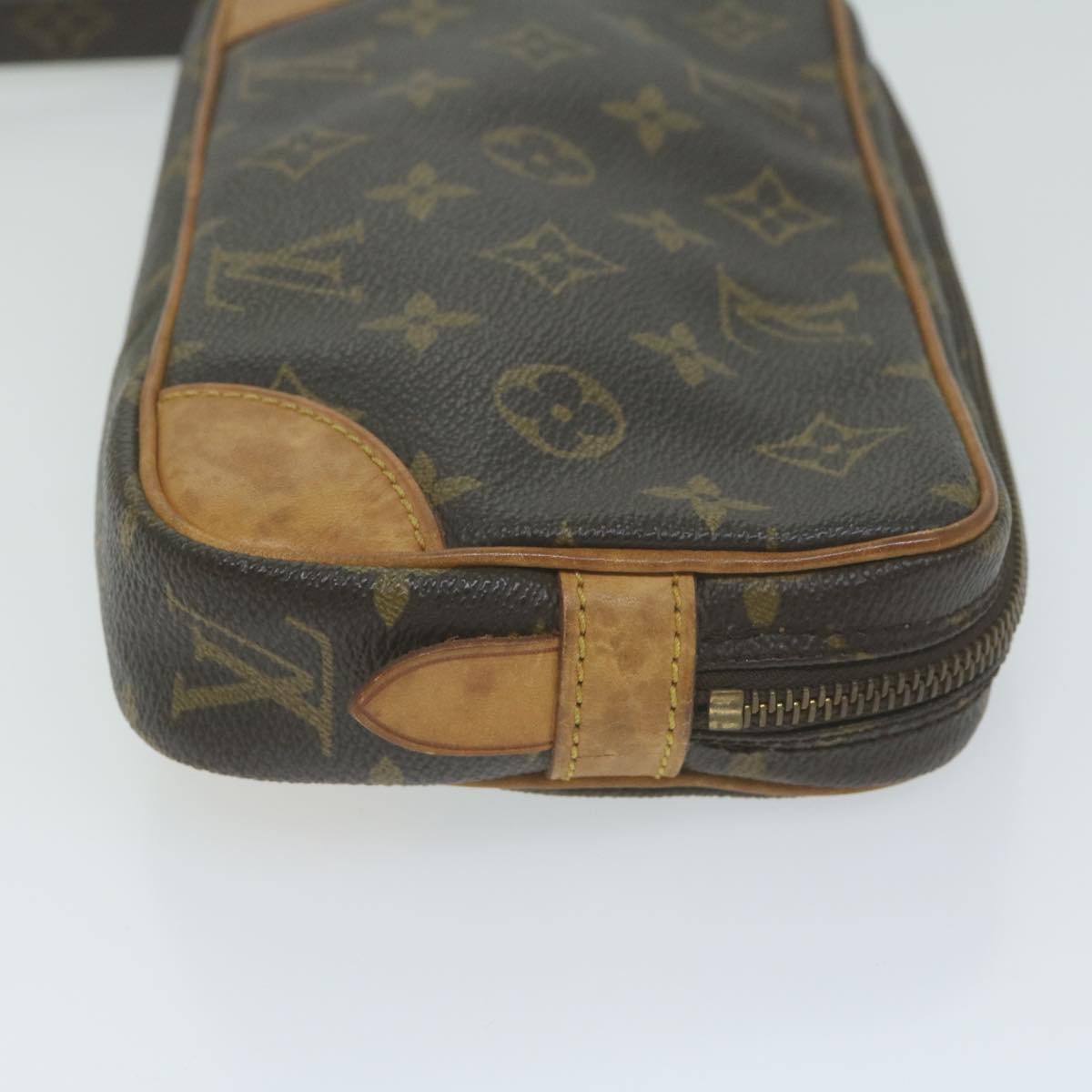 LOUIS VUITTON Monogram Marly Dragonne PM Clutch Bag M51827 LV Auth am5759