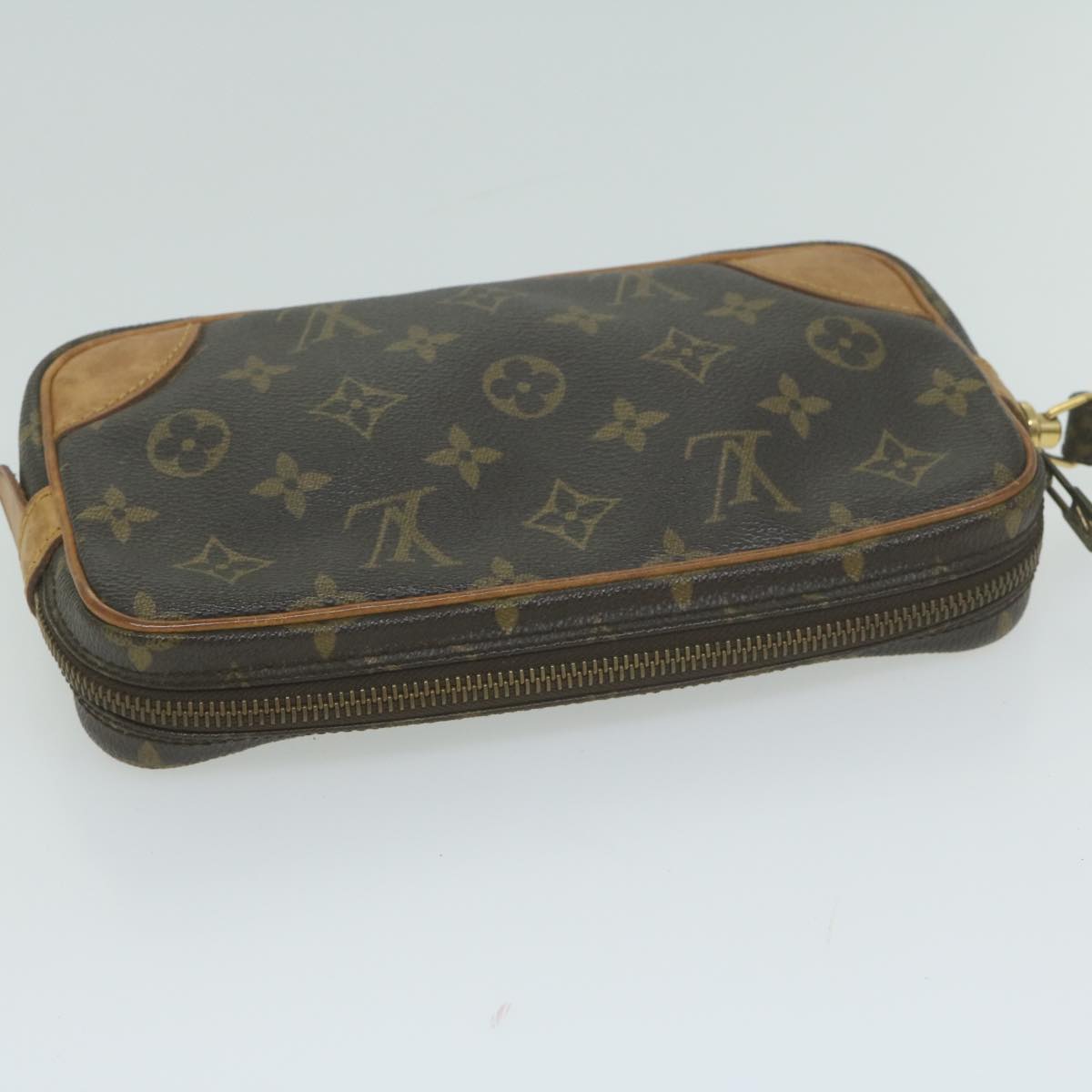 LOUIS VUITTON Monogram Marly Dragonne PM Clutch Bag M51827 LV Auth am5759