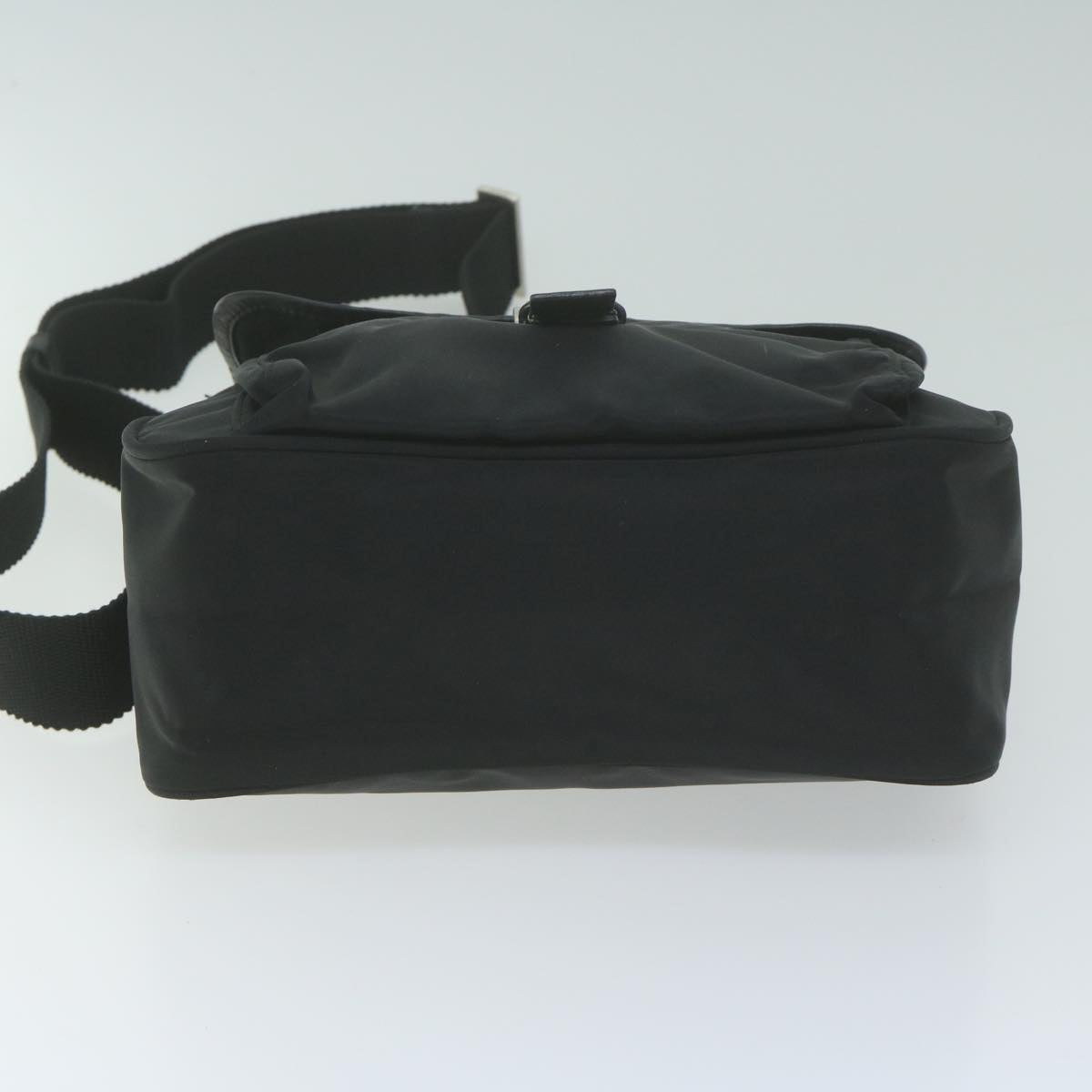 PRADA Shoulder Bag Nylon Black Auth am5761