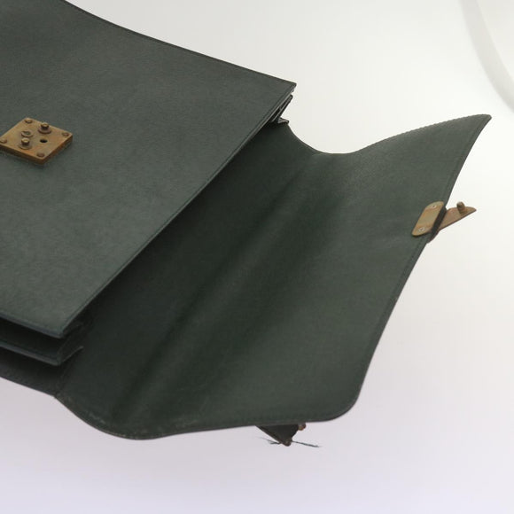 LOUIS VUITTON Taiga Leather Clutch Bag Hand Bag 2 Set Green LV Auth am5763