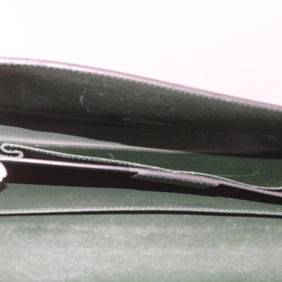 LOUIS VUITTON Taiga Leather Clutch Bag Hand Bag 2 Set Green LV Auth am5763