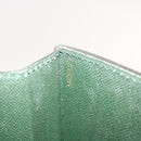 LOUIS VUITTON Taiga Leather Clutch Bag Hand Bag 2 Set Green LV Auth am5763-16