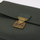 LOUIS VUITTON Taiga Leather Clutch Bag Hand Bag 2 Set Green LV Auth am5763-26