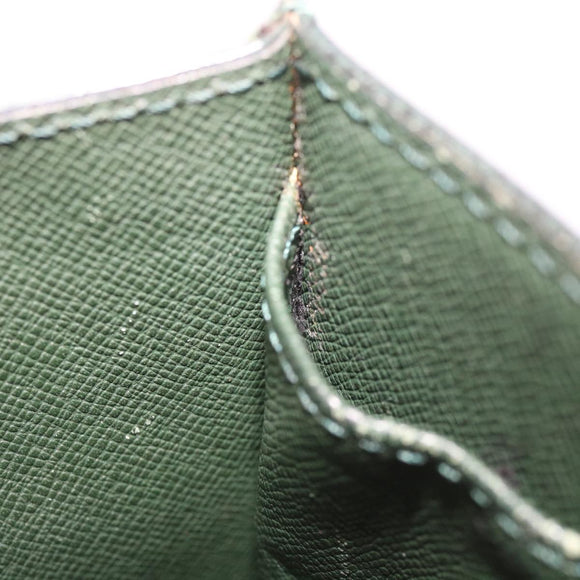 LOUIS VUITTON Taiga Leather Clutch Bag Hand Bag 2 Set Green LV Auth am5763